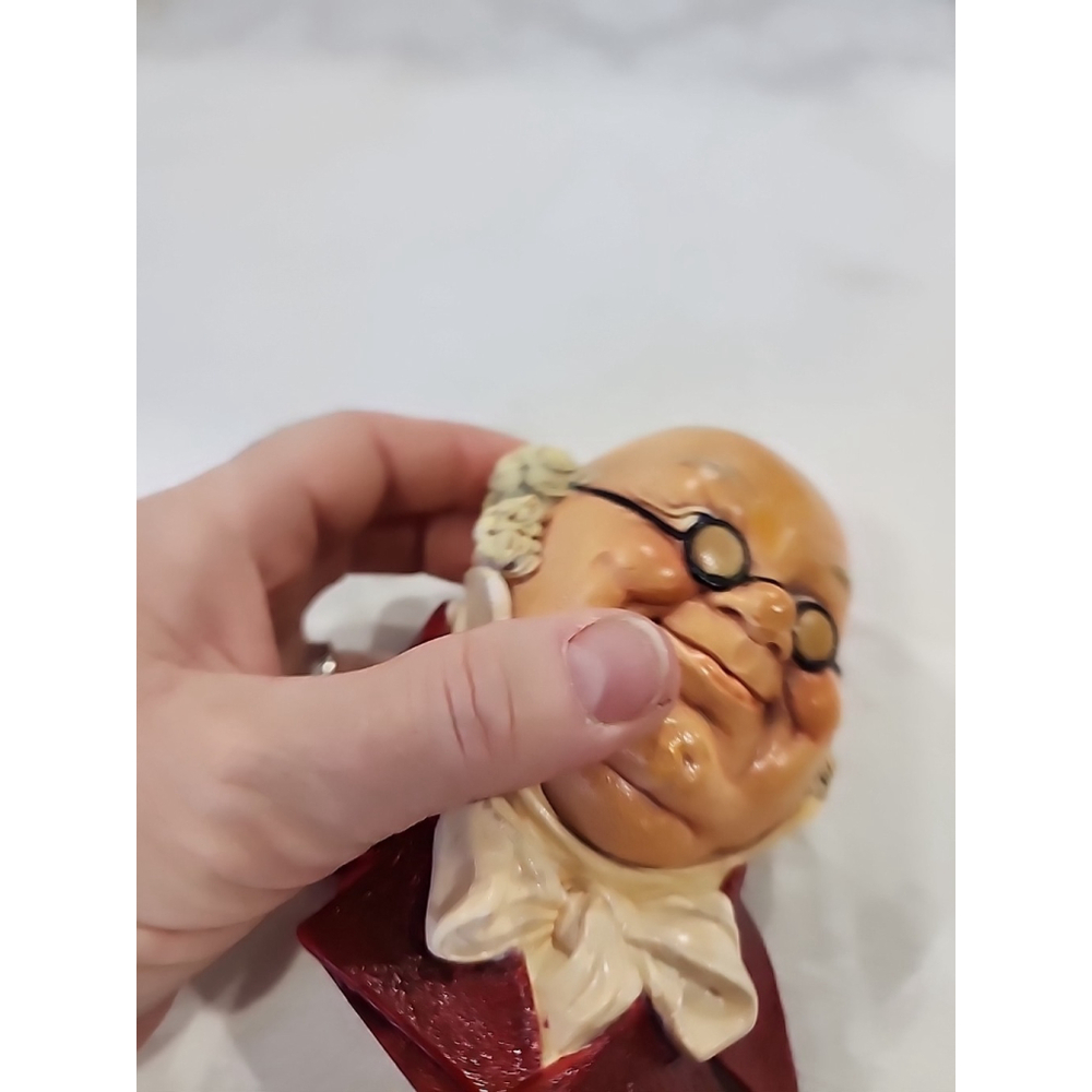 Bossons England Mr Pickwick Chalkware Head 1964 Vintage - Picture 6 of 7